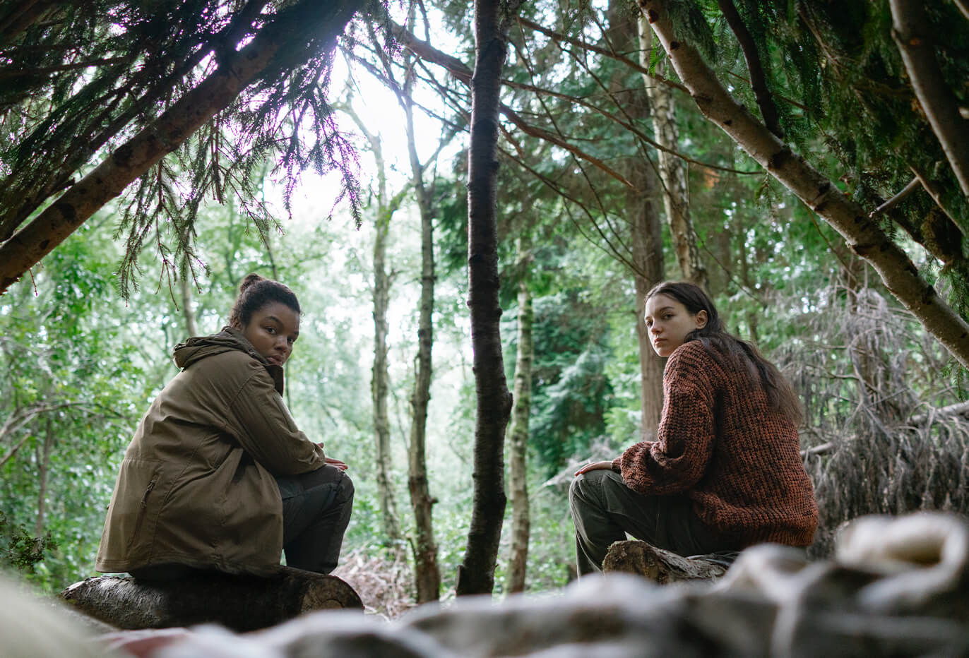 Yasmin Monet Prince as Clara and Esme Creed-Miles as Hanna