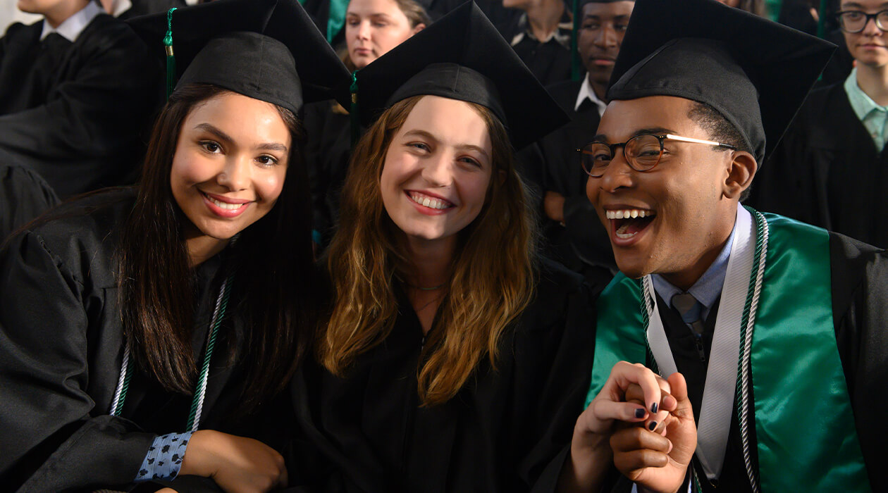 Jessica Sula as Natalie, Olivia Welch as Heather and Camron Jones as Bishop Marks