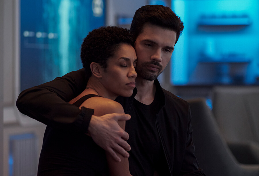 Dominique Tipper as Naomi Nagata, Steven Strait as Jim Holden
