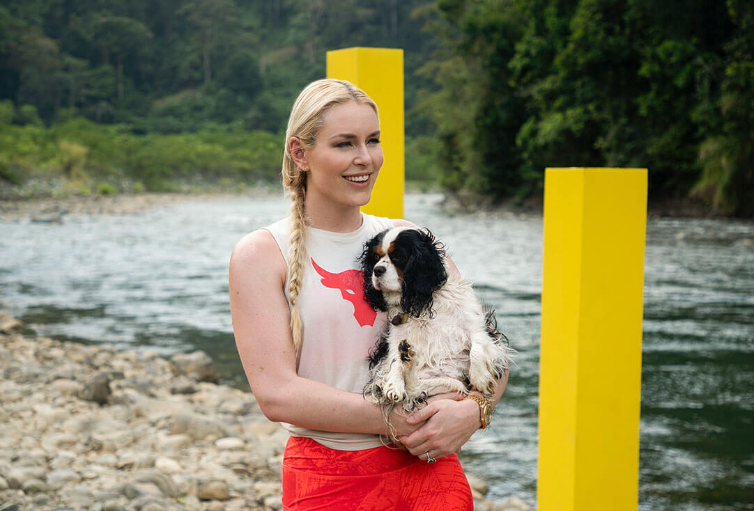 Lindsey Vonn and Lucy